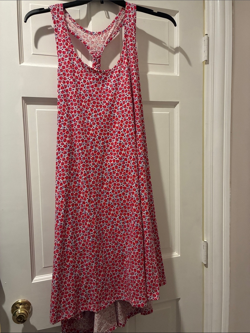 Red Floral Racerback Sundress